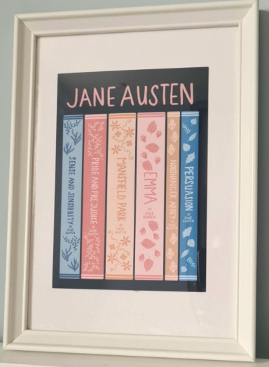 Jane Austen's Novels Print A5 £8