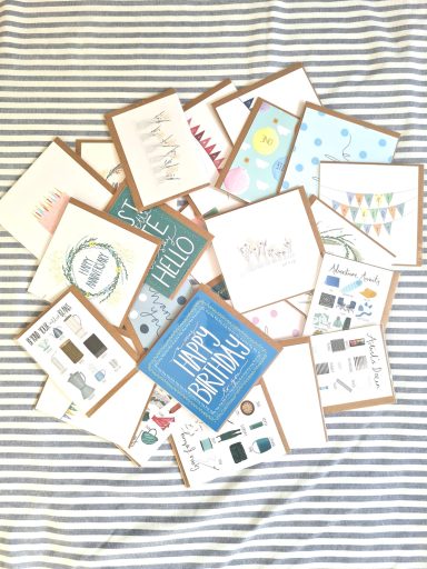 Buy 5 cards for the price of 4 - £12