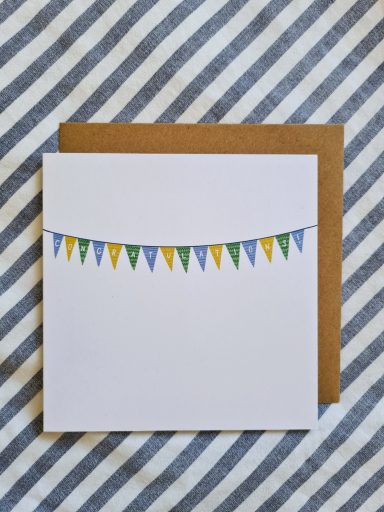 Congratulations Bunting Greetings Card £3