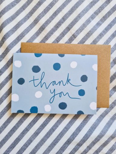 Thank you Greetings Card £3 - SOLD OUT