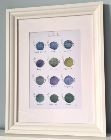 Time for Tea Print A4 - £10